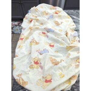Vintage Disney Babies Winnie the Pooh Tigger Eeyore Fitted Crib Sheet